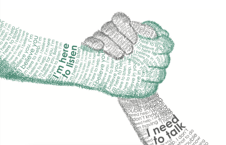 Safe Helpline text written on graphic of two hands holding on to each other Safe Helpline text written on graphic of two hands holding on to each other