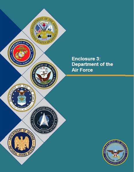 Enclosure 3: Department of the Air Force Report