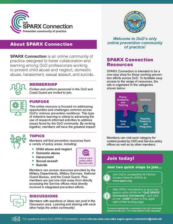 SPARX Connection Slicksheet