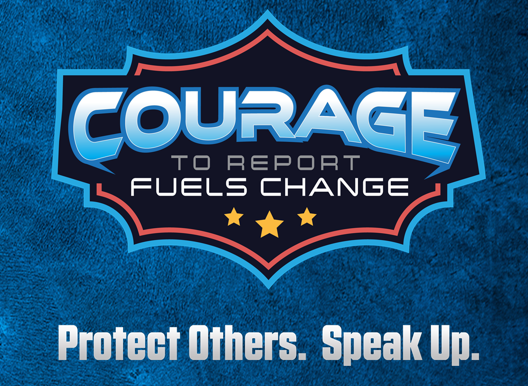 Mens SAPR Campaign Courage Logo